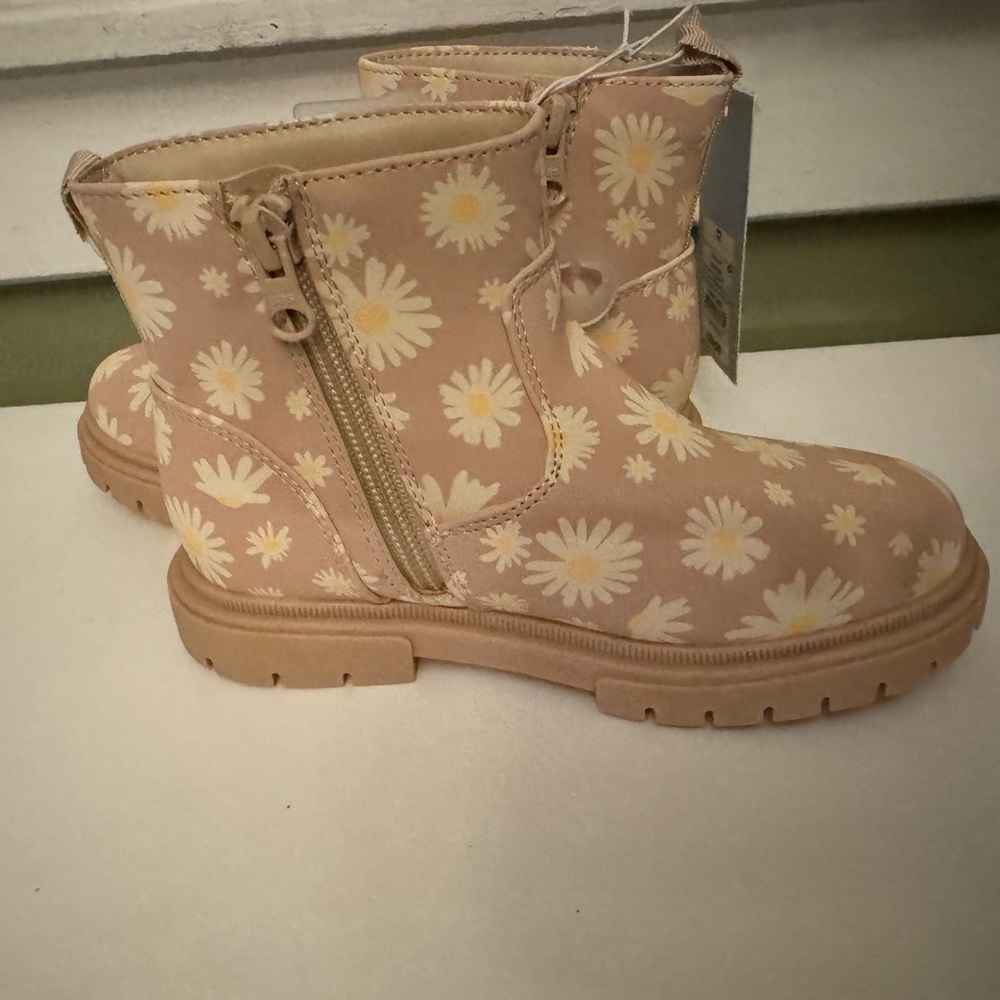 Stylish floral boots
